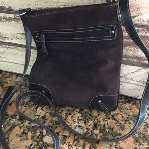 Non Branded Suede Crossbody